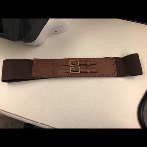 Cute Plus Size 2X brown Stretch Belt